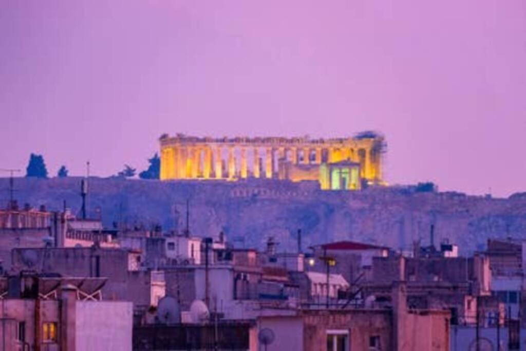Charming Rooftop Nest With Awesome Acropolis View Downtown Афины Экстерьер фото